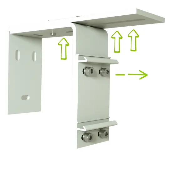 [TEQLC12] ÉQUERRES CLASSIC (paire) (Pour écran Classic <250 cm)